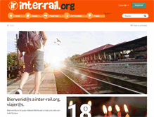 Tablet Screenshot of inter-rail.es